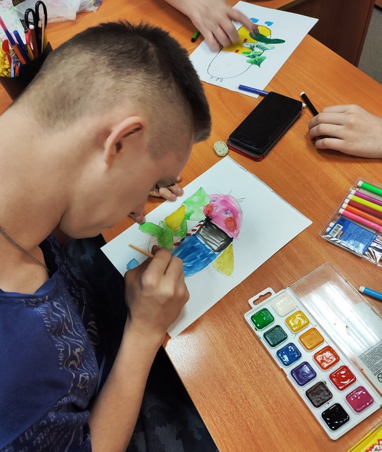 Оригинальное рисование в ГБУ РЦ